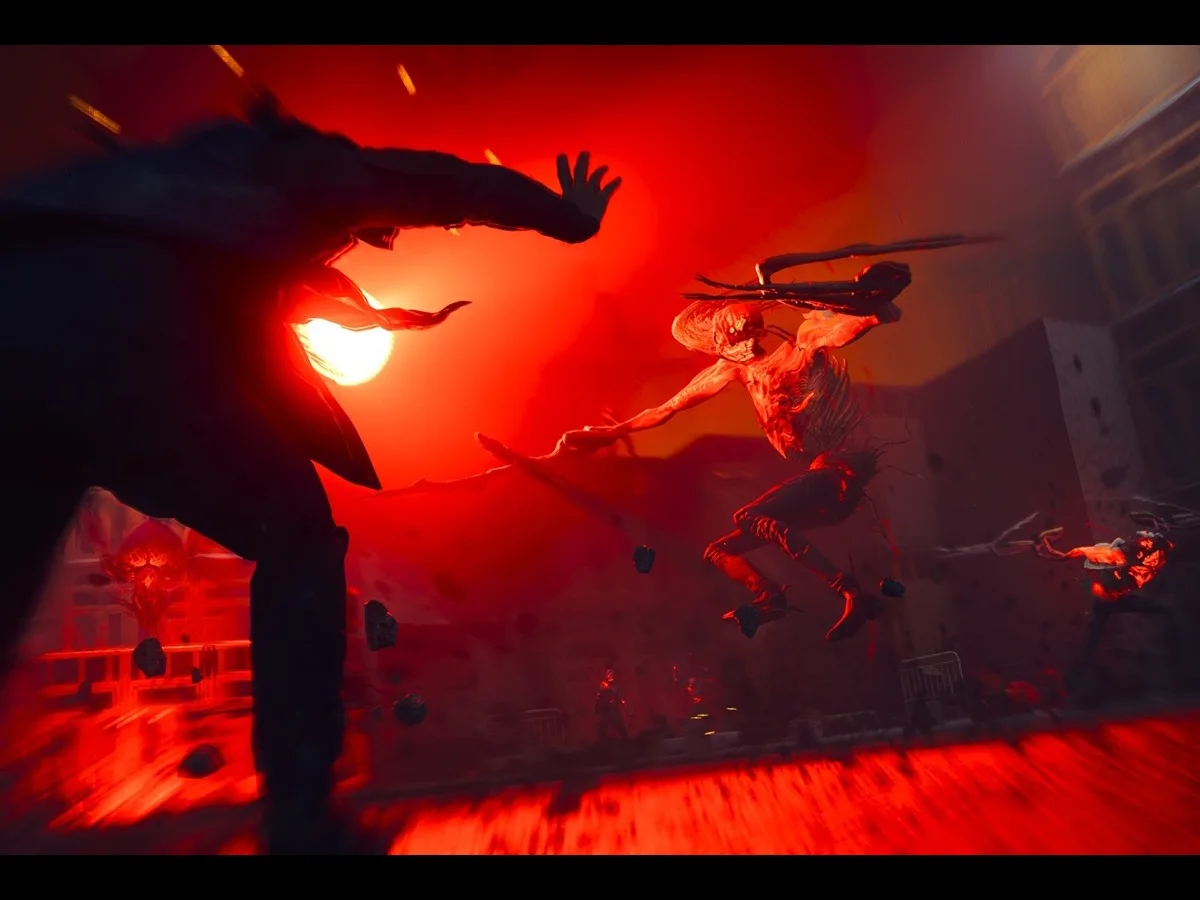 Dylan Faden fights through a distorted Manhattan in CONTROL Resonant.