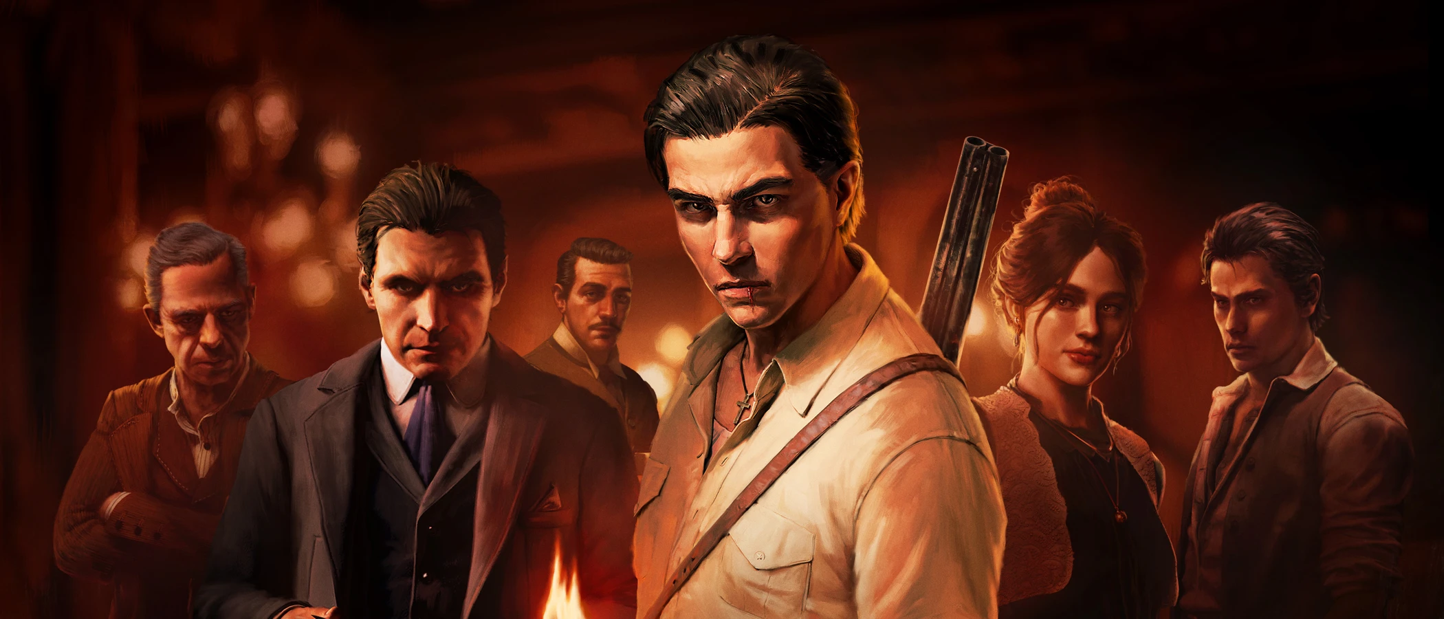 Enzo and the Mafia: The Old Country cast in official character artwork