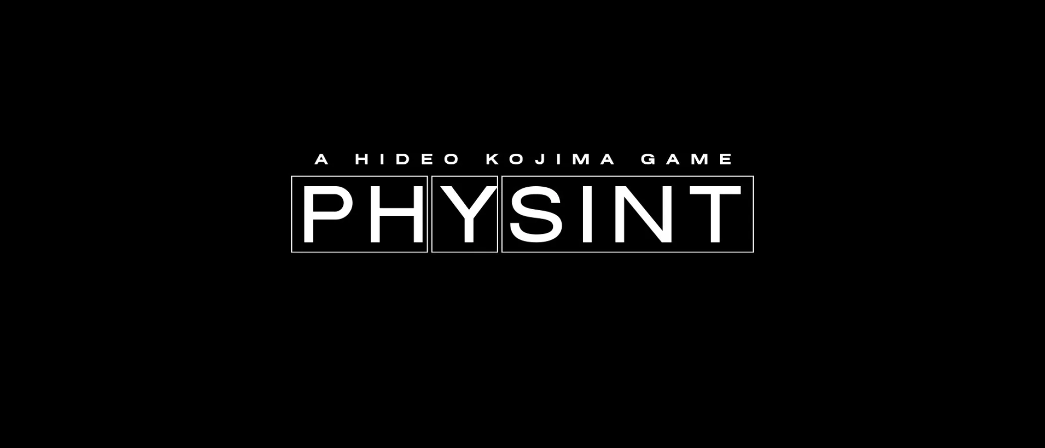 A PHYSINT promotional image displays the Xbox and Kojima Productions logos.