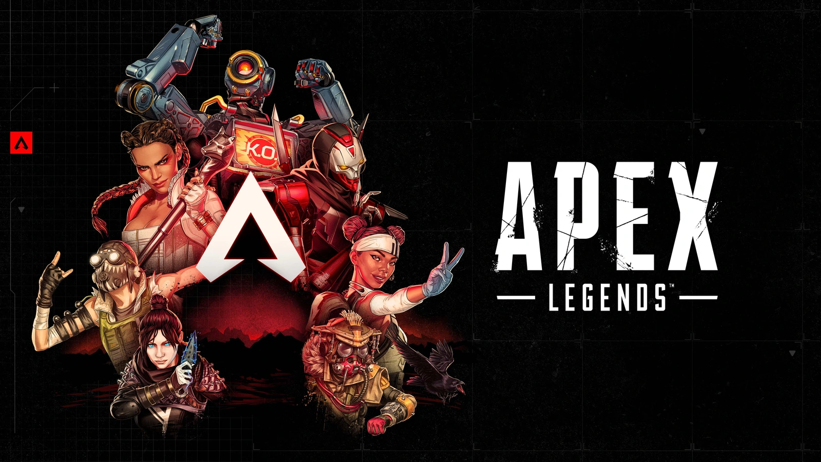 Apex Legends characters displaying melee weapons in official promotional artwork