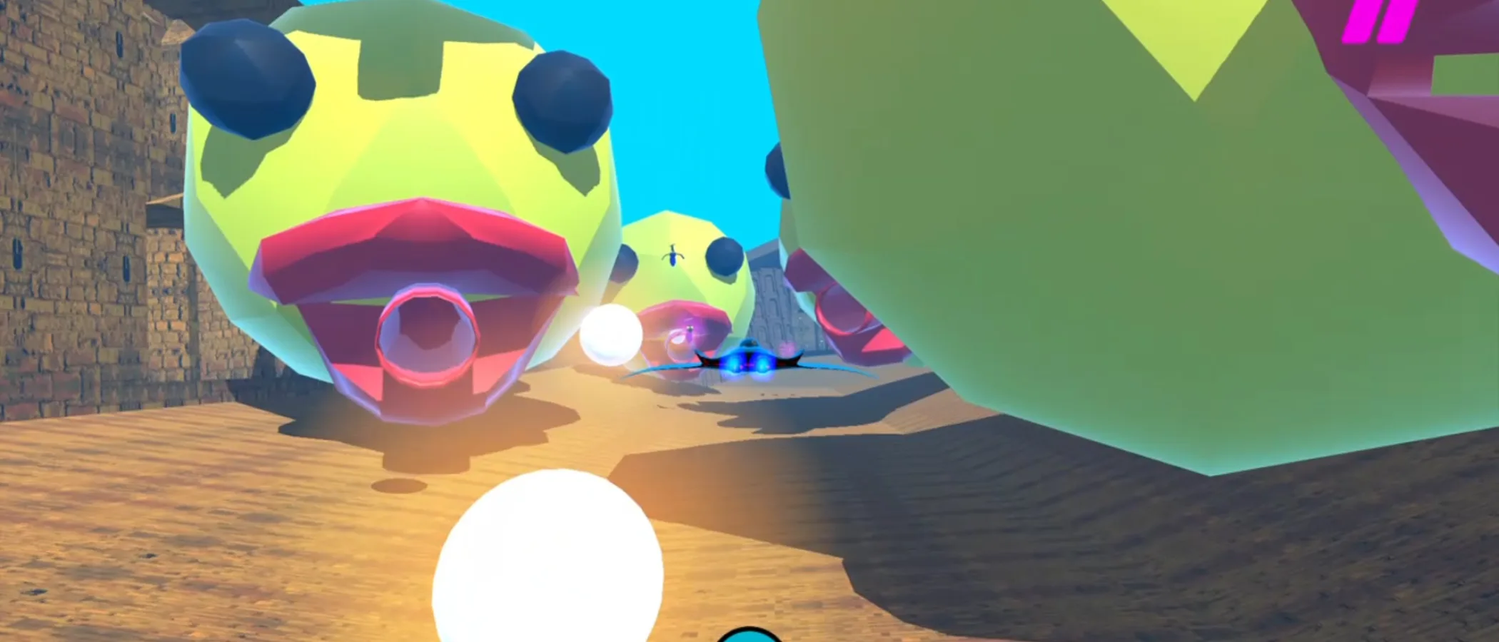 Four cartoon cats face a line of monsters on a grid-based battlefield in Mewgenics.