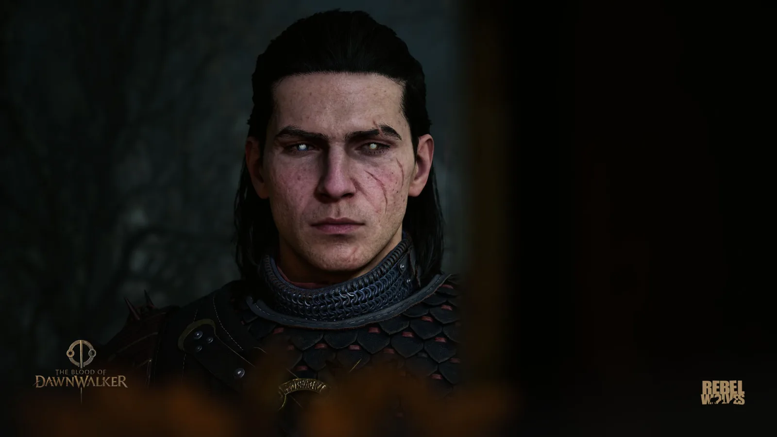 Coen explores a dark outdoor area in The Blood of Dawnwalker.